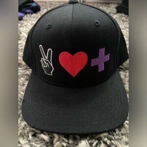 Custom SnapBack Hat (Peace, Love & Positivity)